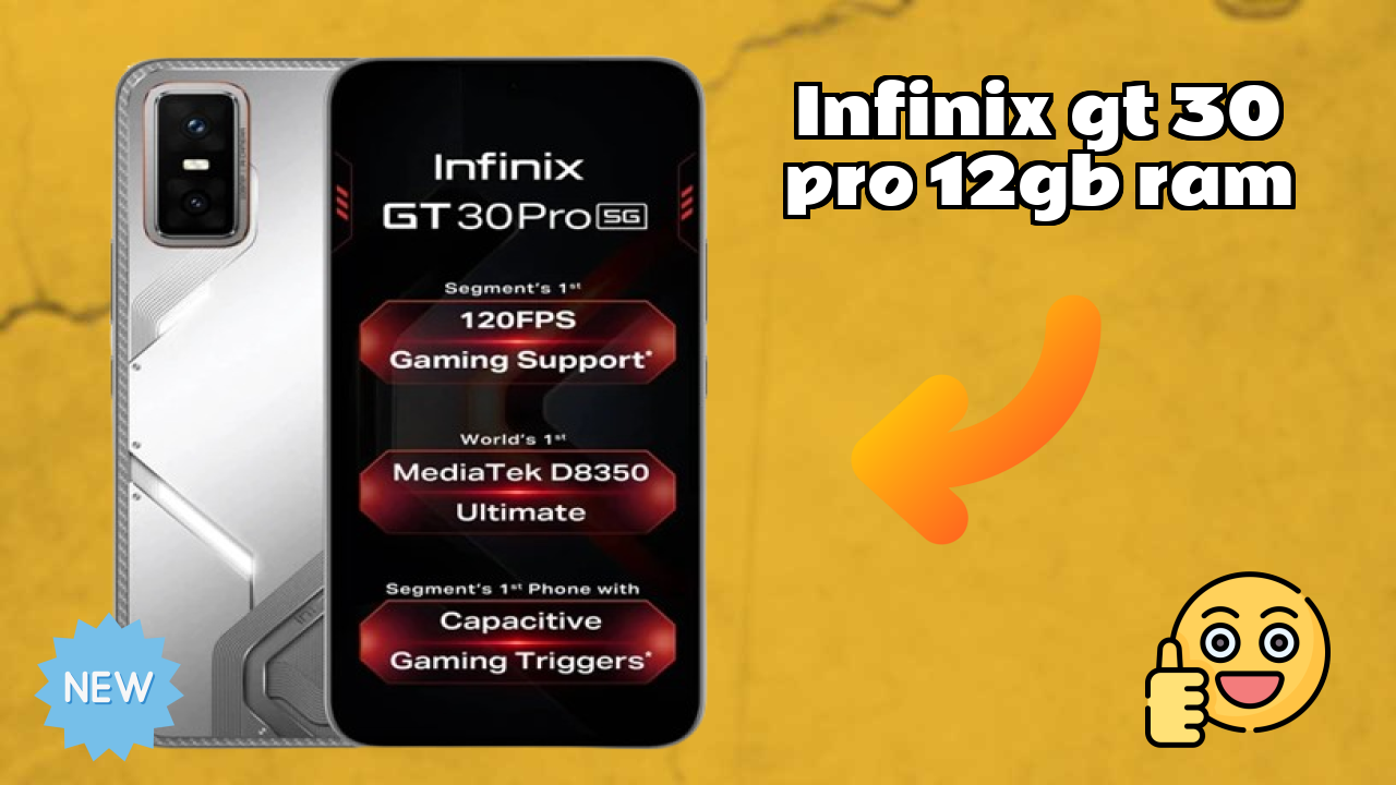 Infinix GT 30 Pro 12GB RAM Battery Life: 5500 MAh Charging Speed