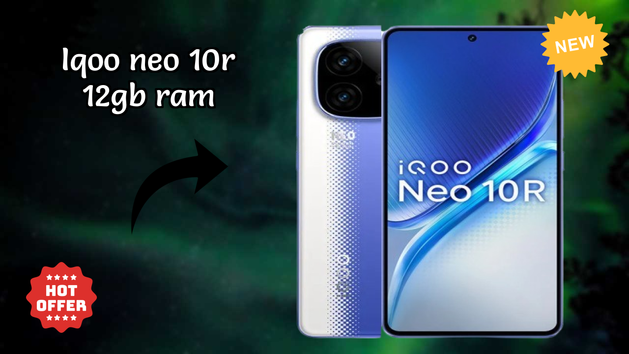 IQOO Neo 10R 12GB RAM Battery Life: 6400 MAh Charging Time