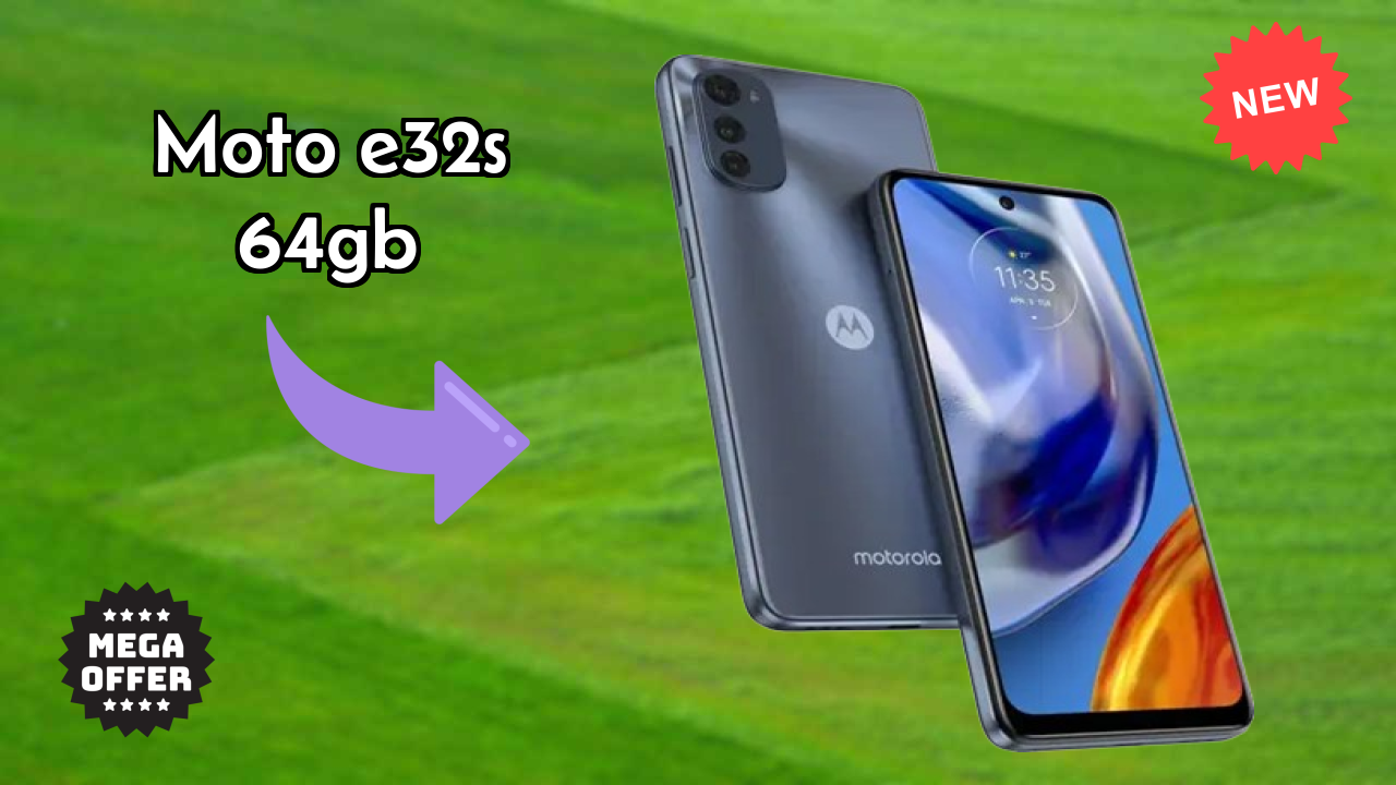 Moto E32s 64GB Display Size: 6.5 Inches (16.51 Cm) Screen Quality