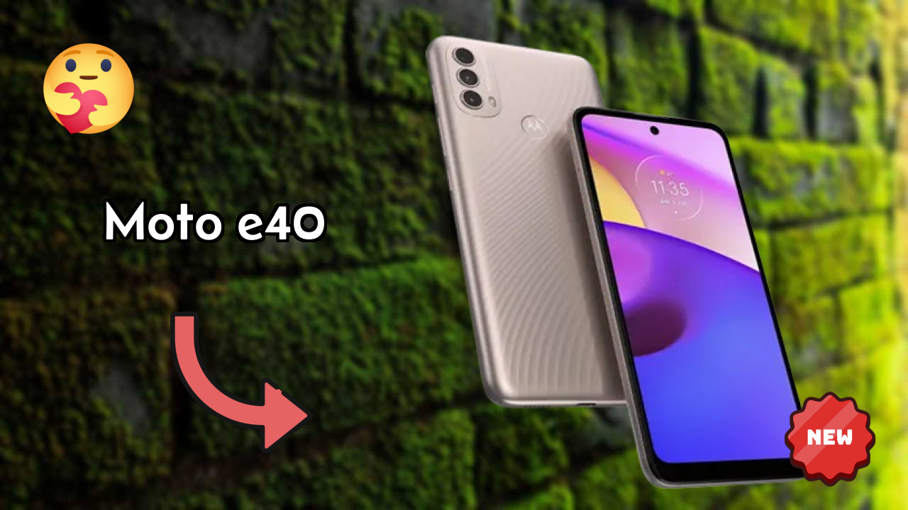 Moto E40 at ₹7,177 - Best Features Explained