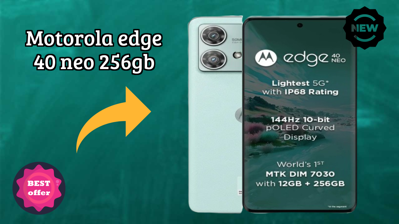 Motorola Edge 40 Neo 256GB Display Review: 6.55 Inches (16.64 Cm) Screen Test