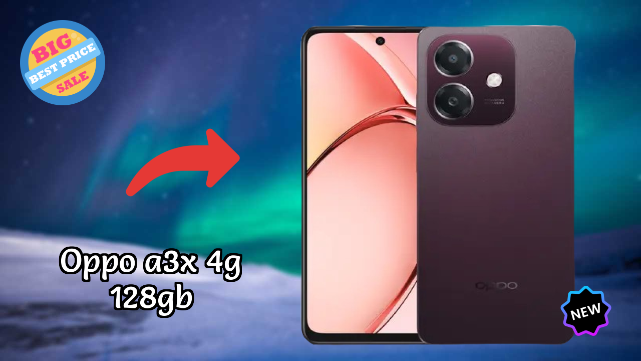 OPPO A3x 4G 128GB at ₹9,999 - Best Deal Available
