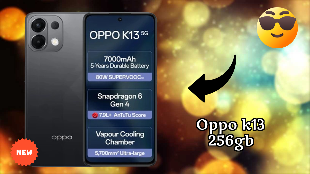 OPPO K13 256GB Gaming Benchmarks: Snapdragon 6 Gen 4 Tested