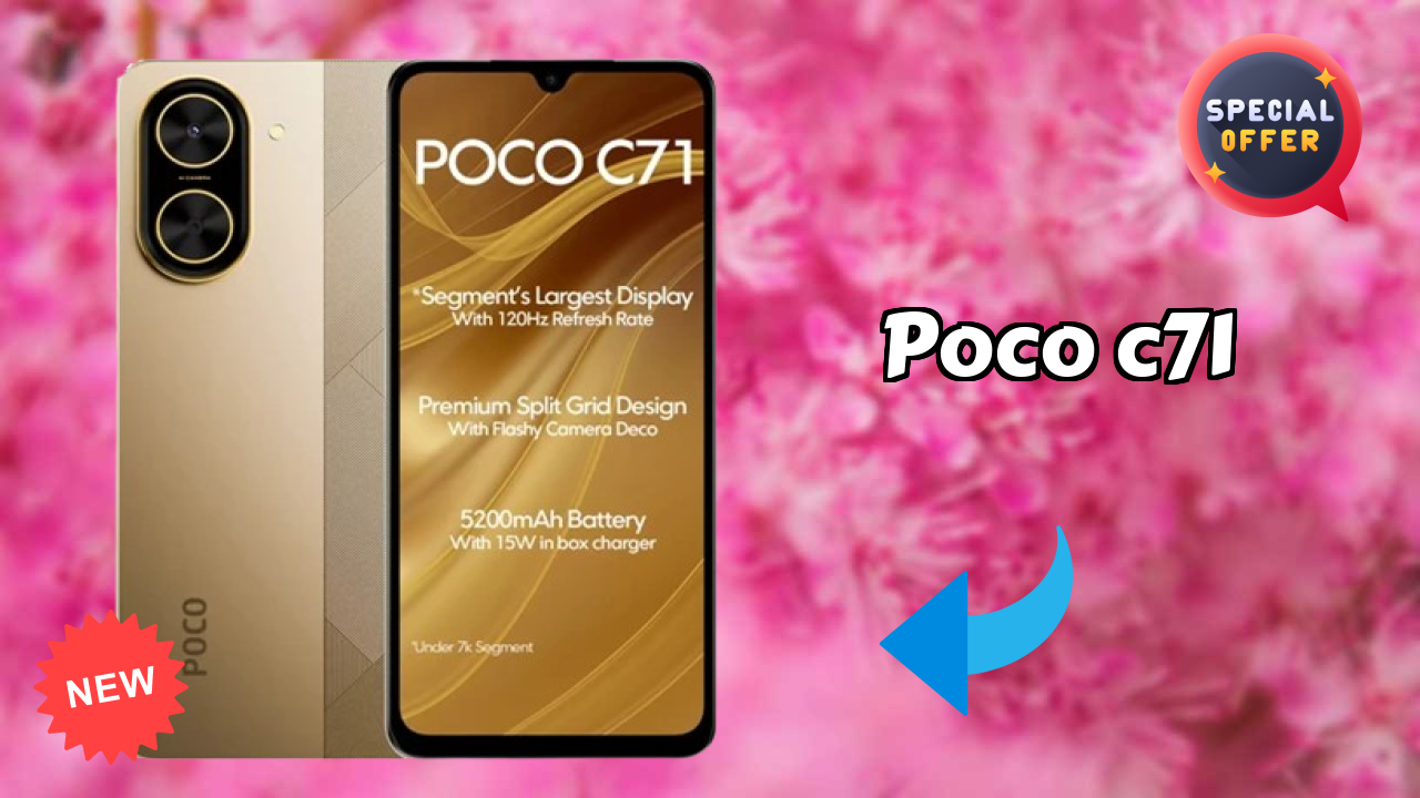 POCO C71 Price Drop: Now Available at Just ₹6,179