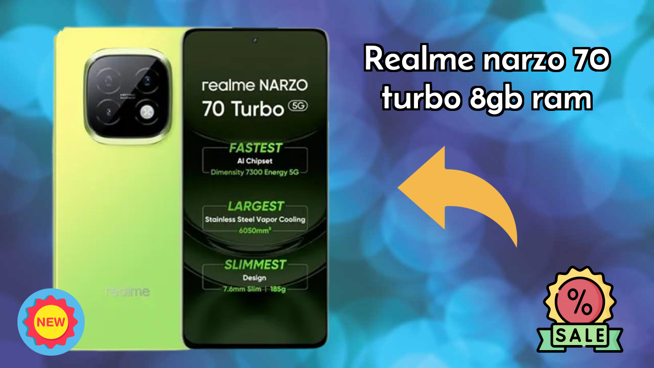 Realme Narzo 70 Turbo 8GB RAM Battery Life: 5000 MAh Charging Time