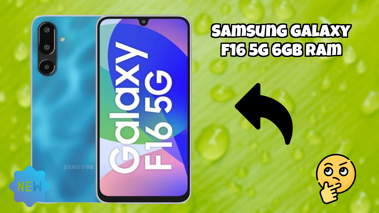 Samsung Galaxy F16 5G 6GB RAM Battery Life: 5000 MAh Charging Time