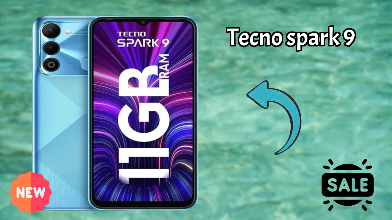 Tecno Spark 9 at ₹9,099 - Best Features Highlighted