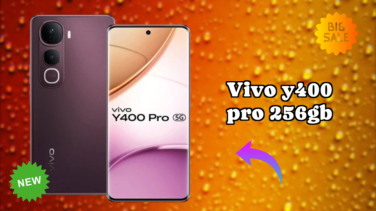 Vivo Y400 Pro 256GB Display Quality: 6.77 Inches (17.2 Cm) Screen
